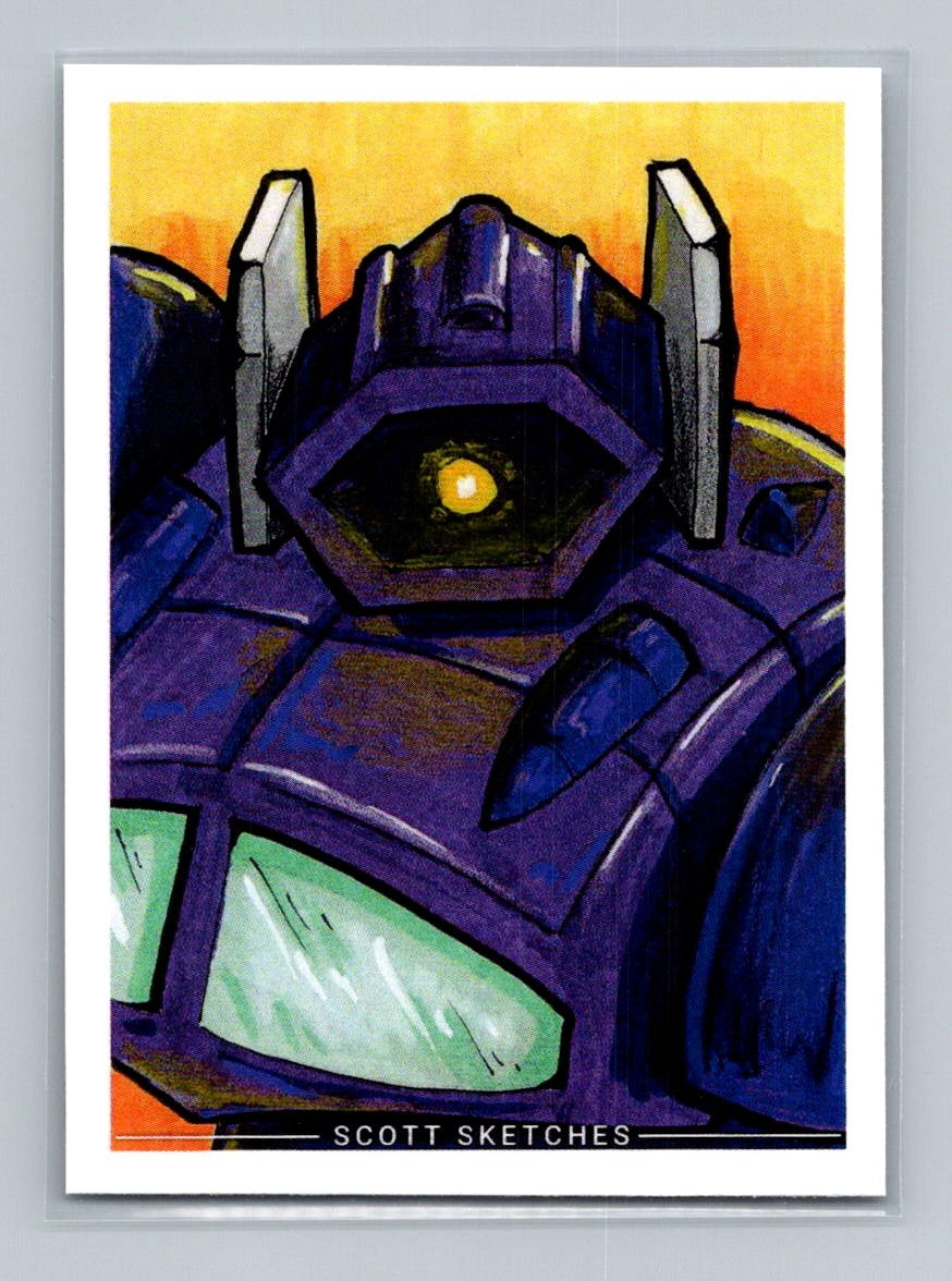 Shockwave - Scott Sketches Trading Card Print Fan Art