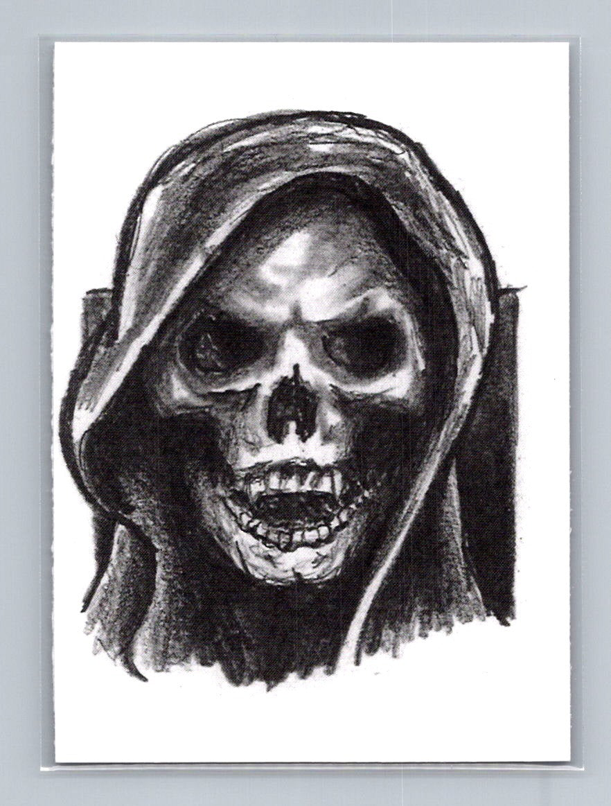 Skeletor - Pencil - Scott Sketches Trading Card Print Fan Art