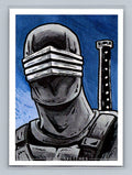 Snake Eyes - Marker - Scott Sketches Trading Card Print Fan Art