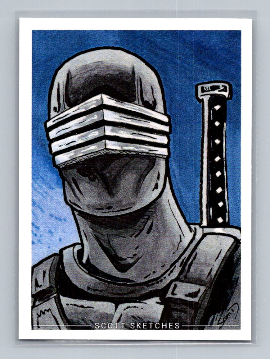 Snake Eyes - Marker - Scott Sketches Trading Card Print Fan Art