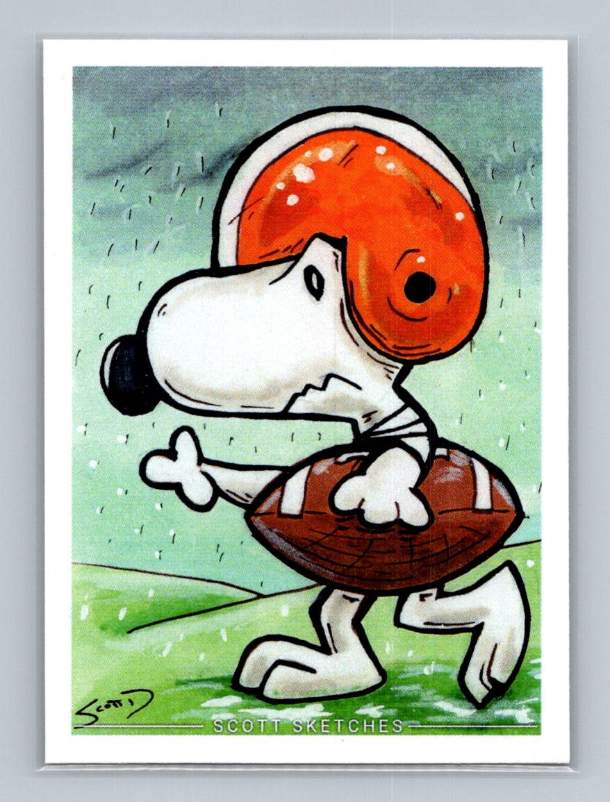 Snoopy - Scott Sketches Trading Card Print Fan Art