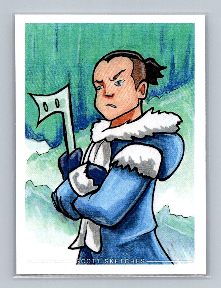 Sokka - Scott Sketches Trading Card Print Fan Art