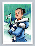 Sokka - Scott Sketches Trading Card Print Fan Art