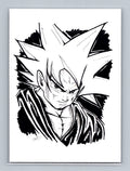 Son Goku - Scott Sketches Trading Card Print Fan Art