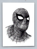 Spider-Man - Pencil - Scott Sketches Trading Card Print Fan Art