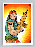 Spirit - Scott Sketches Trading Card Print Fan Art