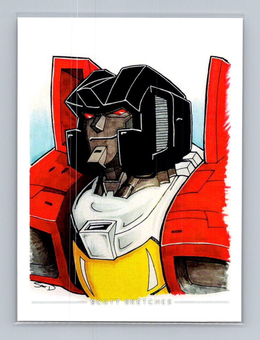 Starscream - Marker - Scott Sketches Trading Card Print Fan Art