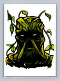 Swamp Thing - Scott Sketches Trading Card Print Fan Art