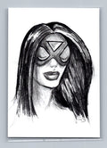 Spider-Woman - Scott Sketches Trading Card Print Fan Art