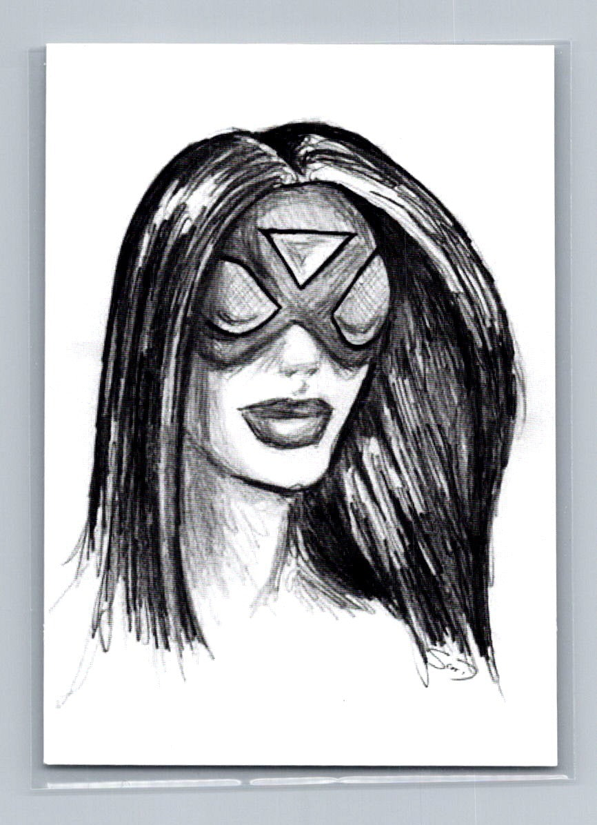 Spider-Woman - Scott Sketches Trading Card Print Fan Art