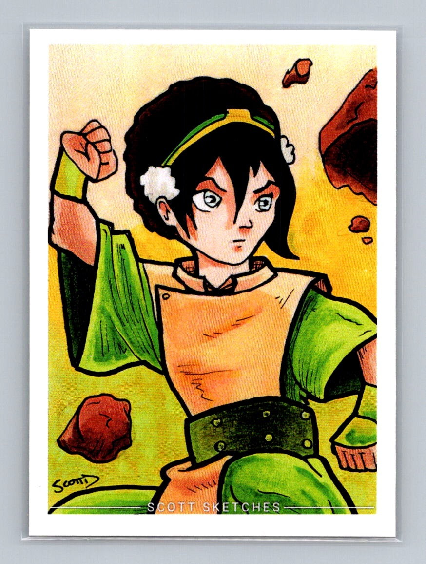 Toph - Scott Sketches Trading Card Print Fan Art