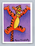 Tiger Cheer - Scott Sketches Trading Card Print Fan Art