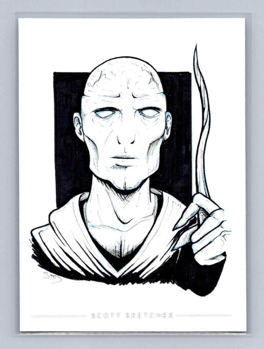 Lord Voldemort - Scott Sketches Trading Card Print Fan Art