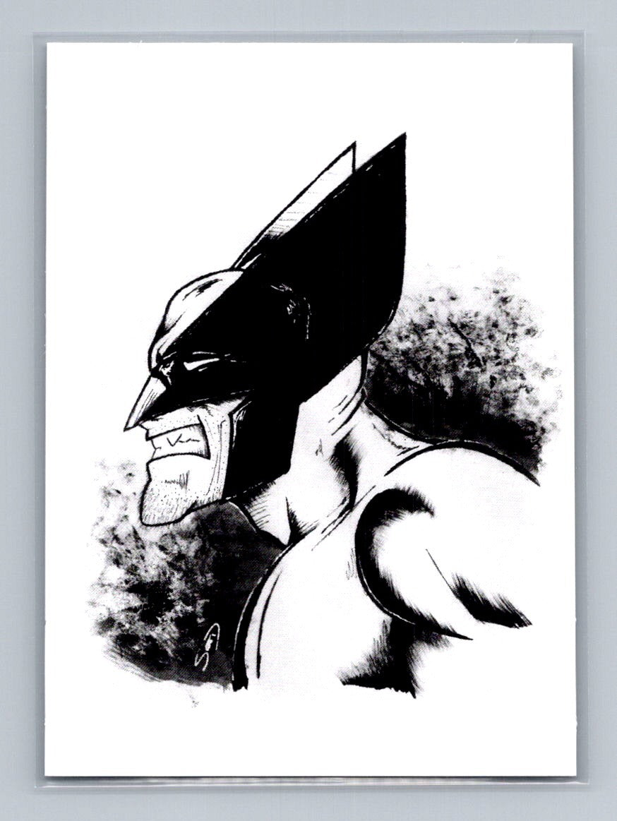 Wolverine - Ink - Scott Sketches Trading Card Print Fan Art