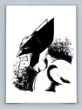 Wolverine - Ink - Scott Sketches Trading Card Print Fan Art
