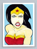 Wonder-woman - Marker - Scott Sketches Trading Card Print Fan Art