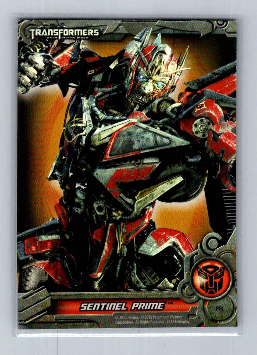2013 Breygent Transformers Optimum - Sentinel Prime #PF3 Holographic Foil Puzzle