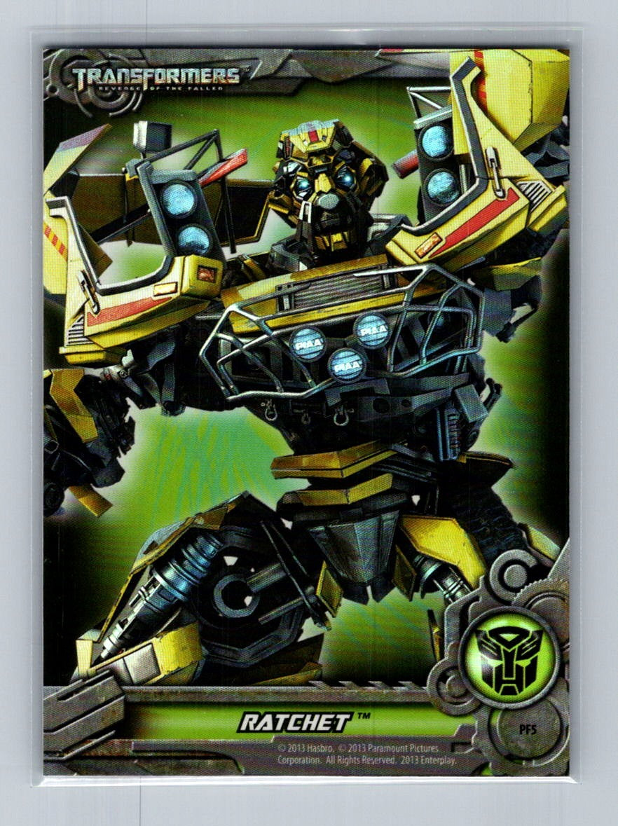 2013 Breygent Transformers Optimum - Ratchet #PF5 Holographic Foil Puzzle