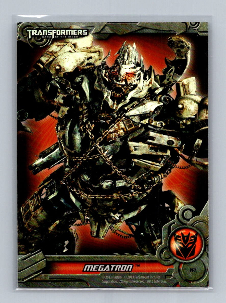 2013 Breygent Transformers Optimum - Megatron #PF7 Holographic Foil Puzzle