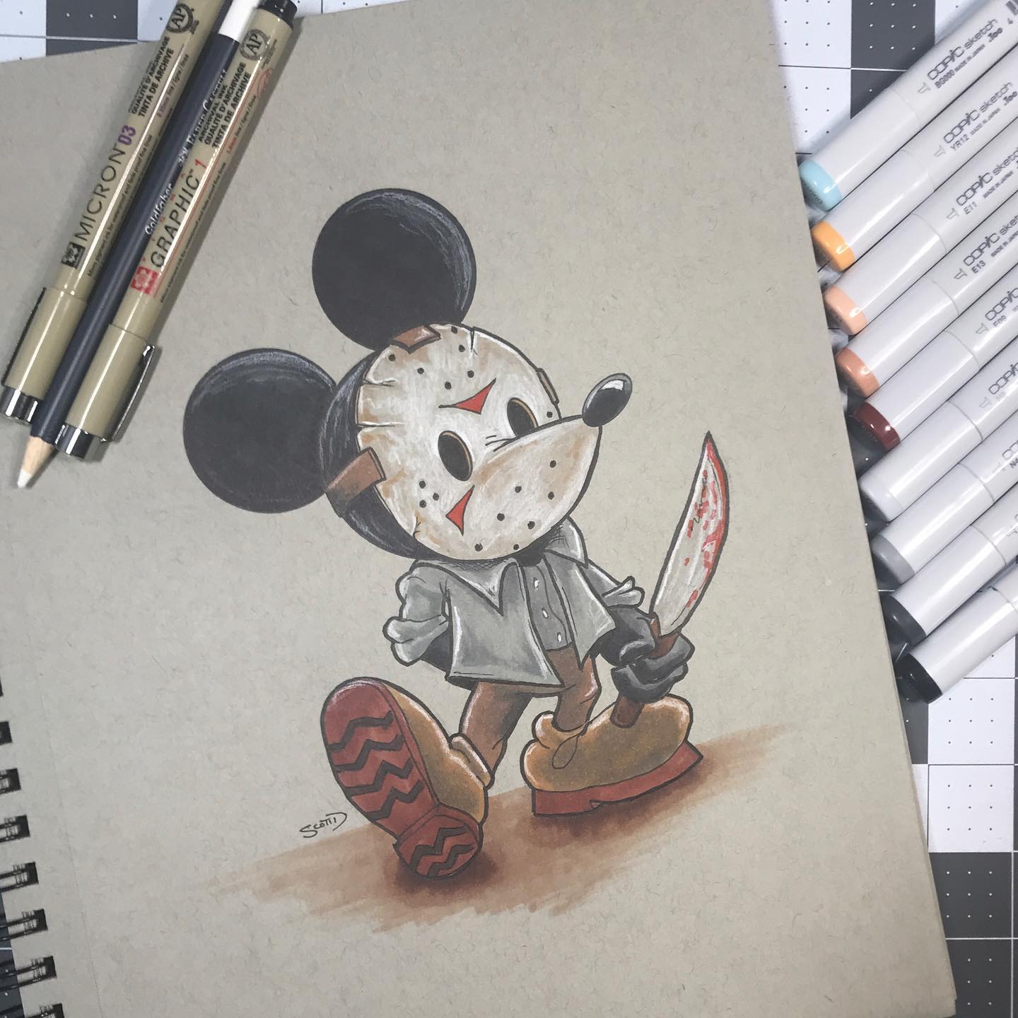 Jason Mouse - Original Art